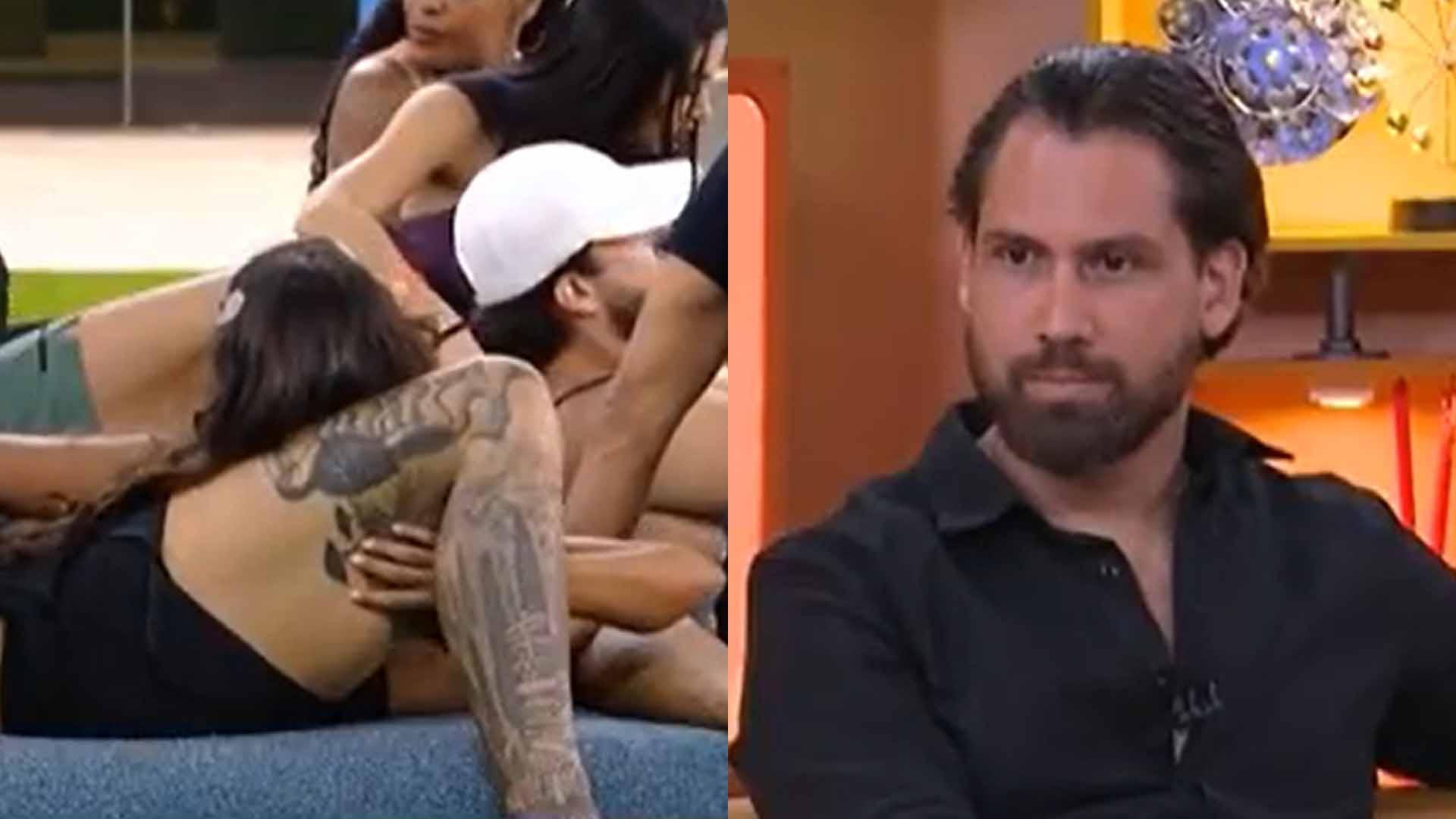 Fora do ‘BBB 26’, Brigido fica chocado ao ver cenas de carícia com ...