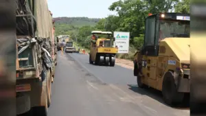 Confira trechos com obras de ampliação e manutenção na BR-163/MS nesta quarta-feira