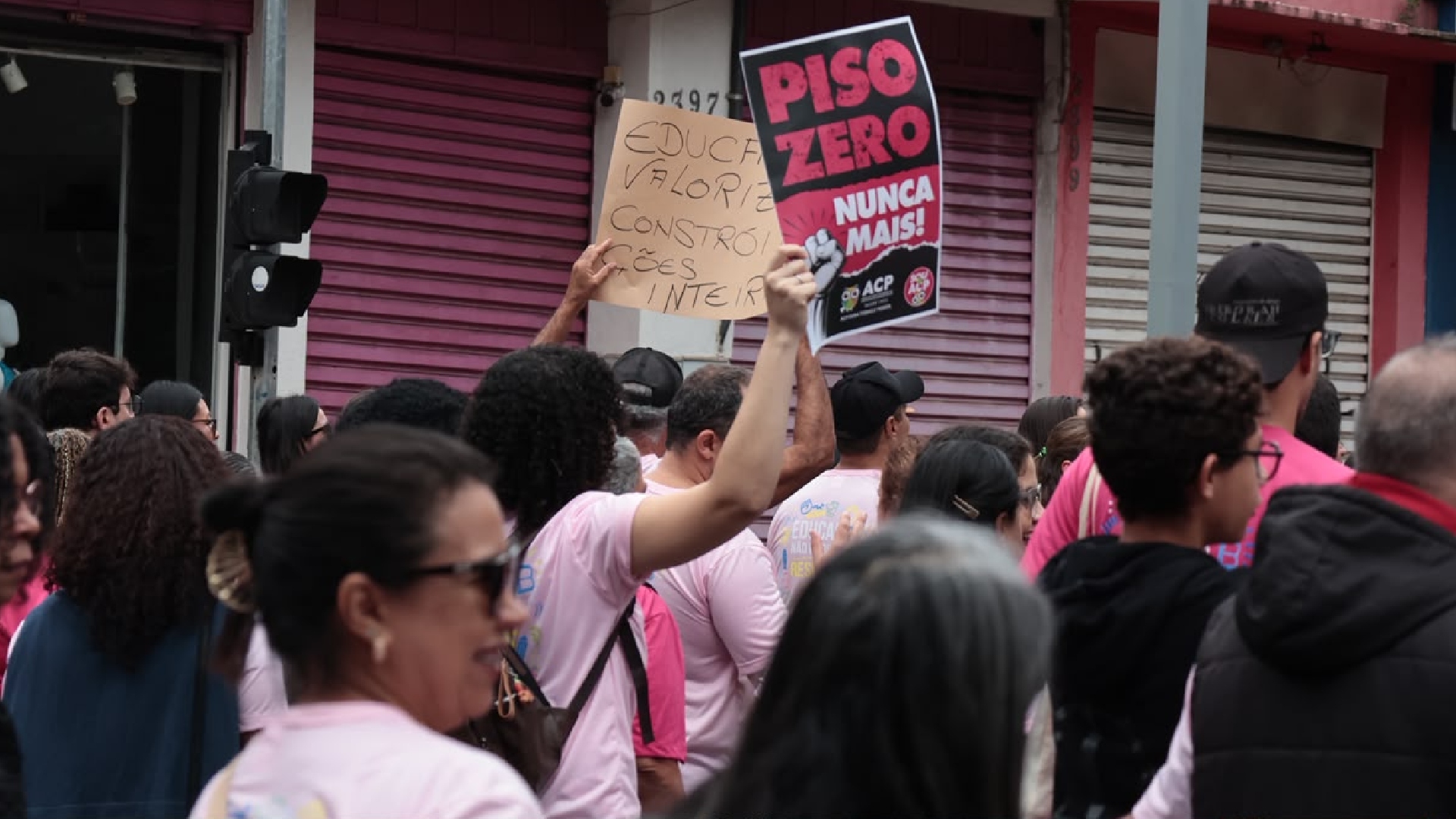Protesto professores