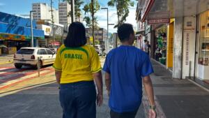 Torcedores em clima da Copa