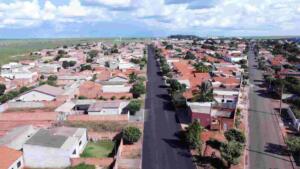 Vista aérea de Sonora, que continuará a ter o serviço de destinação de lixo prestado pelo Consórcio Ipê. (PMS, Divulgação)