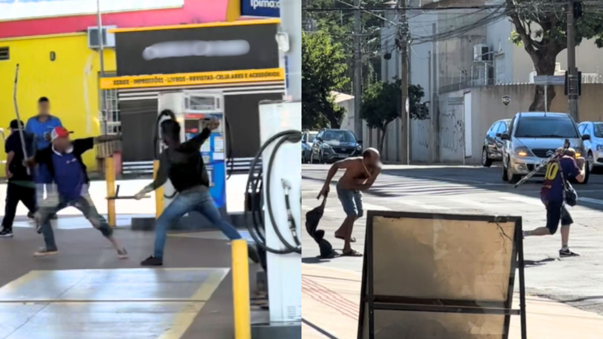 confusão posto de gasolina 2