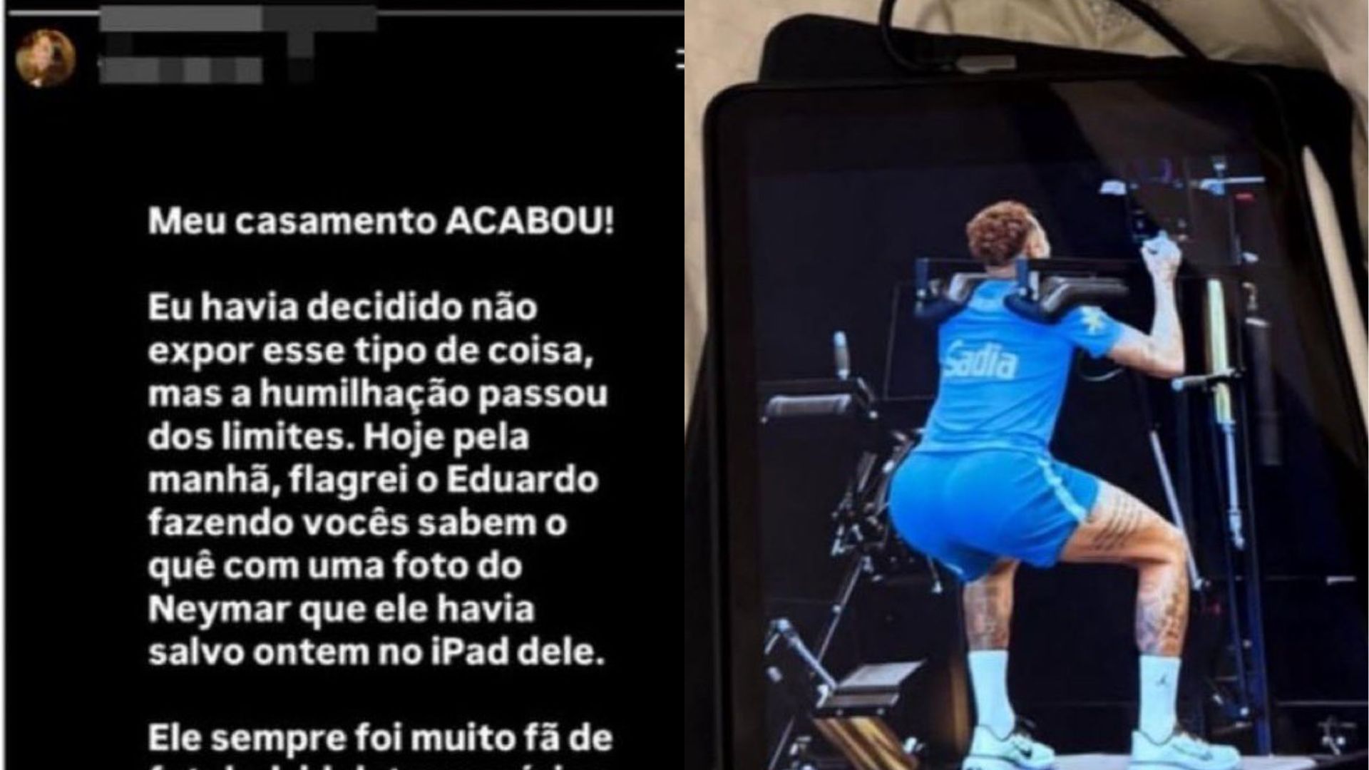 esposa casamento foto neymar