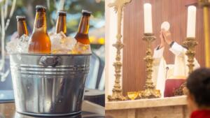 igreja sorteira baldes de cerveja 3