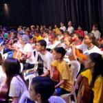 Alunos do projeto de música da UFMS