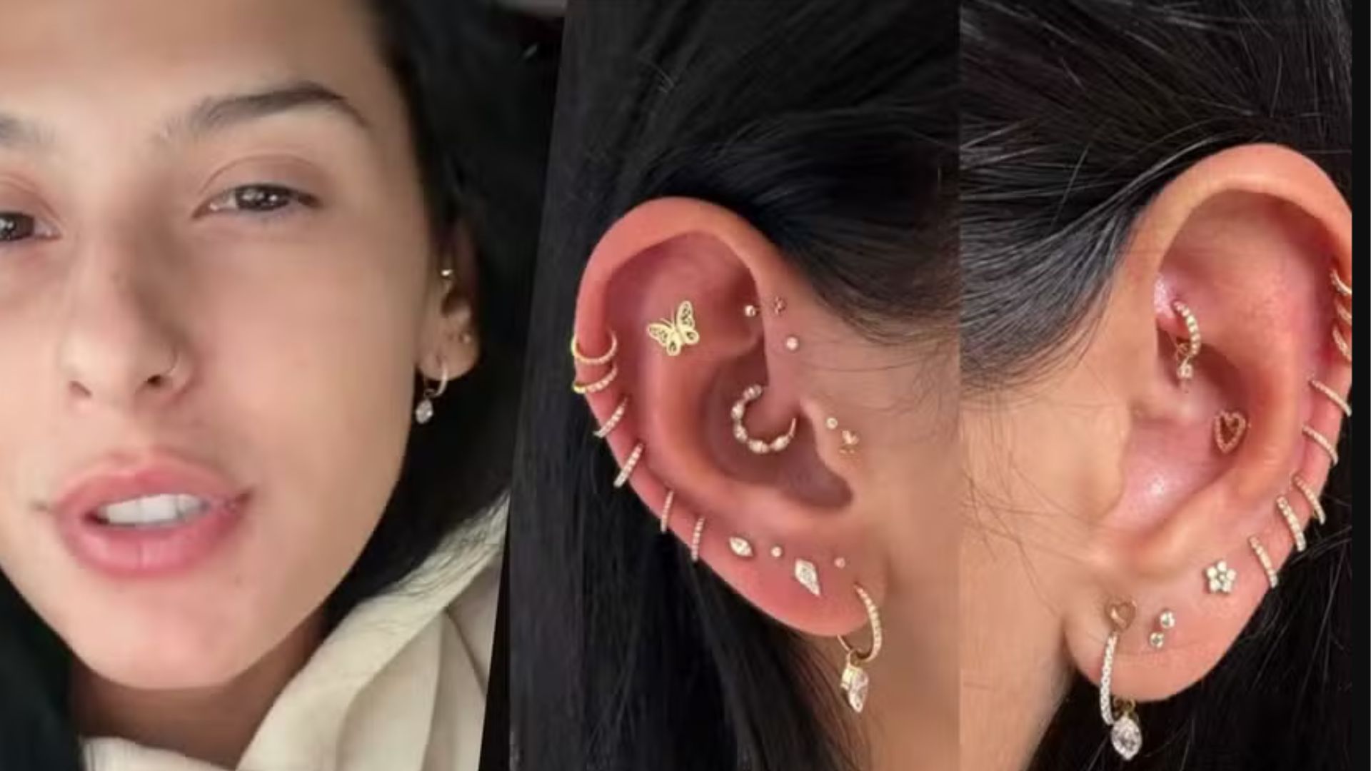 Ana Castela e seus novos piercings