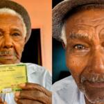 O idoso Antônio José Fernandes completa 114 anos neste sábado