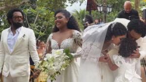 Casamento de Xande e Thay movimentou RJ nesta sexta (12)