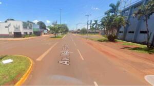 Licitação para revitalizar a Avenida Marechal Floriano Peixoto foi declarada fracassada (Google Maps, imagem de dezembro de 2024, Reprodução)