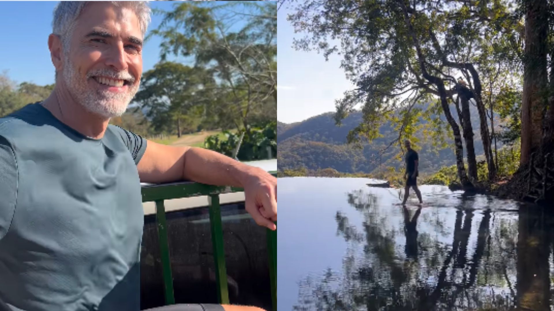 ‘Um dos lugares mais bonitos do Brasil’, diz Reynaldo Gianecchini sobre MS