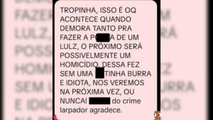 Prints mostram manipulação contra adolescente encontrada morta após desafio on-line
