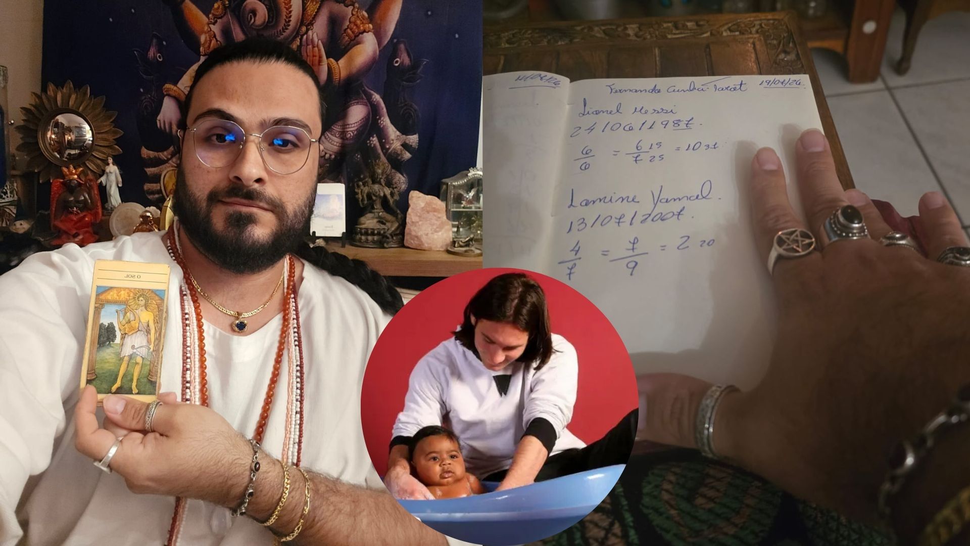 Tarólogo de Campo Grande realiza leitura da foto de Messi com Yamal e revela que coincidências com o número deram 19 indícios da derrota