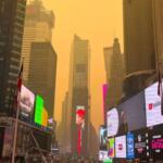 Fumaça de incêndios florestais no Canadá se espalha pelos EUA