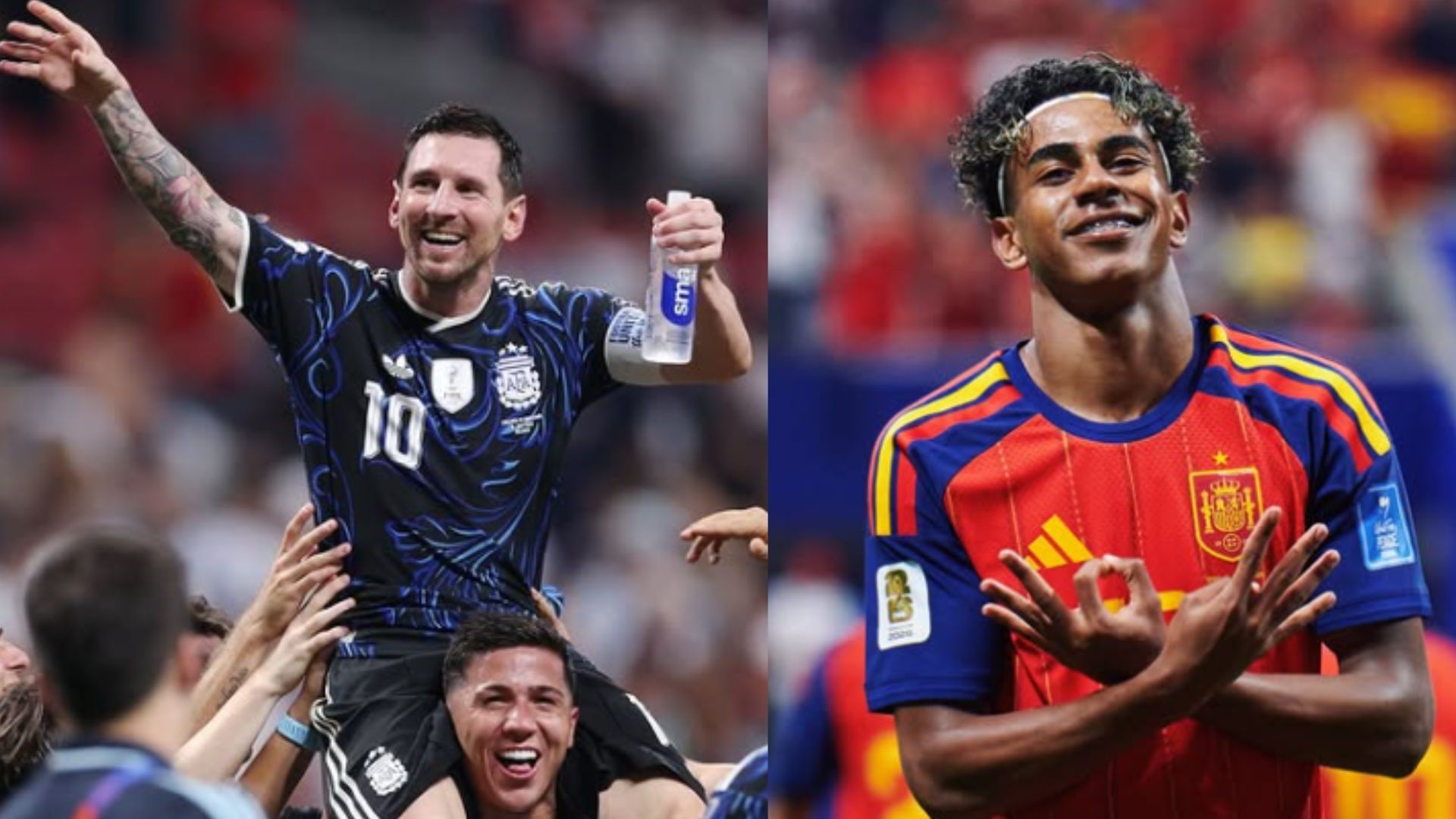 ‘Ele era um bebê e hoje nós dois vamos nos enfrentar numa Copa do Mundo’, diz Messi