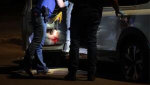 VÍDEO: Suspeito de furtar carro é baleado durante perseguição no Pioneiros, em Campo Grande