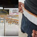 Suspeita é flagrada com frascos de emagrecedor contrabandeado colados ao corpo na MS-240