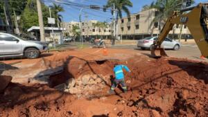 Obra interdita cruzamento entre Joaquim Murtinho e Chaadi Scaff nesta sexta-feira