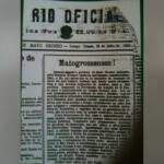1932 – Estado dividido pela guerra civil: circula a primeira edição do Diário Oficial