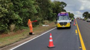 Motociclista morre em segundo acidente fatal na BR-163 em Campo Grande