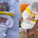 Inveja no feed? Bebês encantam a web ao entrarem de férias com dia de spa