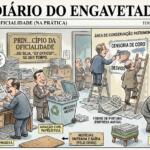 Gabinetes em MS usam notícias de jornal para clipping e ignoram princípio da oficialidade (Ilustração, Gemini)