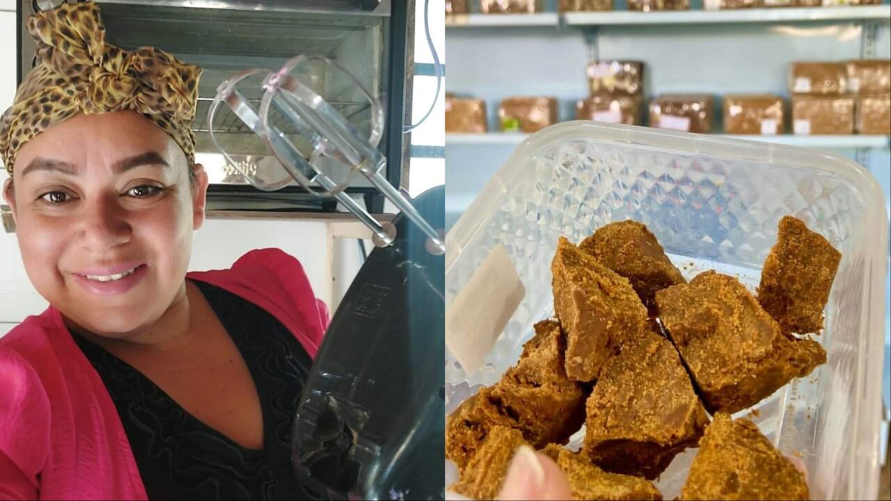 Fazendo história com tradição quilombola, confeiteira cria rapadura com guariroba e baru