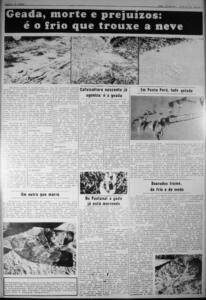 1975 – A maior geada do século no estado