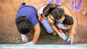 Mural Postal Campão promove oficina gratuita de graffiti na Casa de Cultura