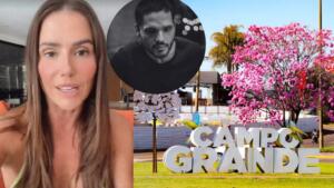 Deborah assumiu namoro com campo-grandense no final de março - (Fotos: Arquivo Pessoal, Reprodução do Instagram e Nathalia Alcântara, Midiamax)