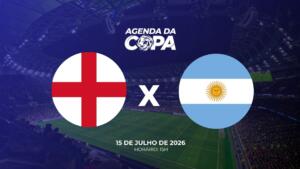 Onde assistir: Inglaterra e Argentina repetem duelo histórico por vaga na final