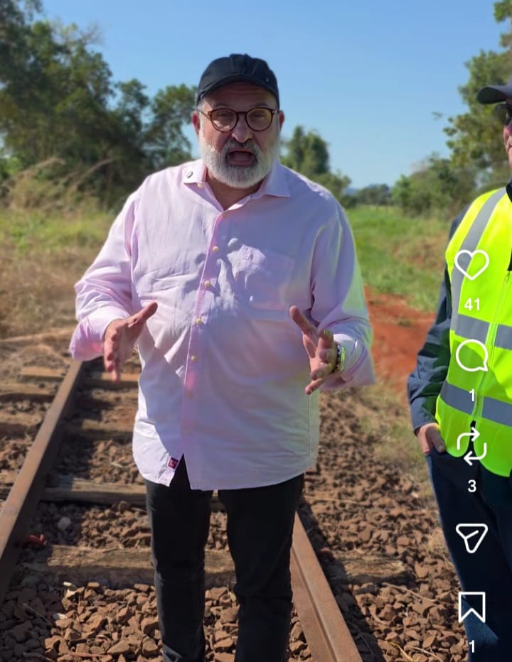 Em MS, ministro dos Transportes diz aguardar aval do TCU para reativar Malha Oeste