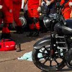 Motociclista morre após bater no canteiro central da Avenida Duque de Caxias