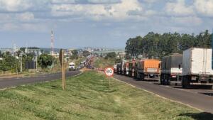 Obras de manutenção alteram tráfego na BR-163 em São Gabriel do Oeste