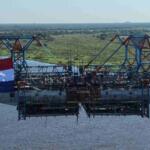 ‘Beijo das aduelas’: Ponte da Rota Bioceânica é unificada entre MS e Paraguai