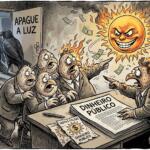 Novos dirigentes temem sair queimados com gastos de diretório estadual ligados a 'sistema solar' (Charge, Gemini)
