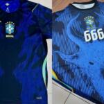 Várias citações nas redes sociais têm mencionado a história por trás da criação do primeiro uniforme azul da seleção, comparando com a proposta do último, para esta Copa. Quando o Brasil ganhou sua Copa em 1958,o entao presidente da Cbd Paulo Machado de Carvalho,criou a camisa Azul para homenagear Nossa Senhora Aparecida,o resultado foi que o Brasil conquistou seu primeiro Campeonato Mundial,nao que uma coisa seja ligada a outra mas a estilista criou a camisa com um diabinho e um infeliz nome de Brasa,nao podia ter dado certo mesmo,ainda bem que essa porcaria deve ser sepultada tambem.