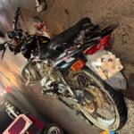 Batida entre moto e caminhonete deixa dois feridos graves em Aquidauana