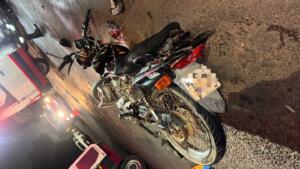 Batida entre moto e caminhonete deixa dois feridos graves em Aquidauana