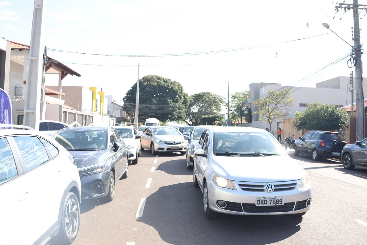 Convenção lota e afeta trânsito no Cidade Jardim