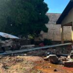 Câmeras flagram momento em que Creta atinge Strada e derruba muro na Mascarenhas