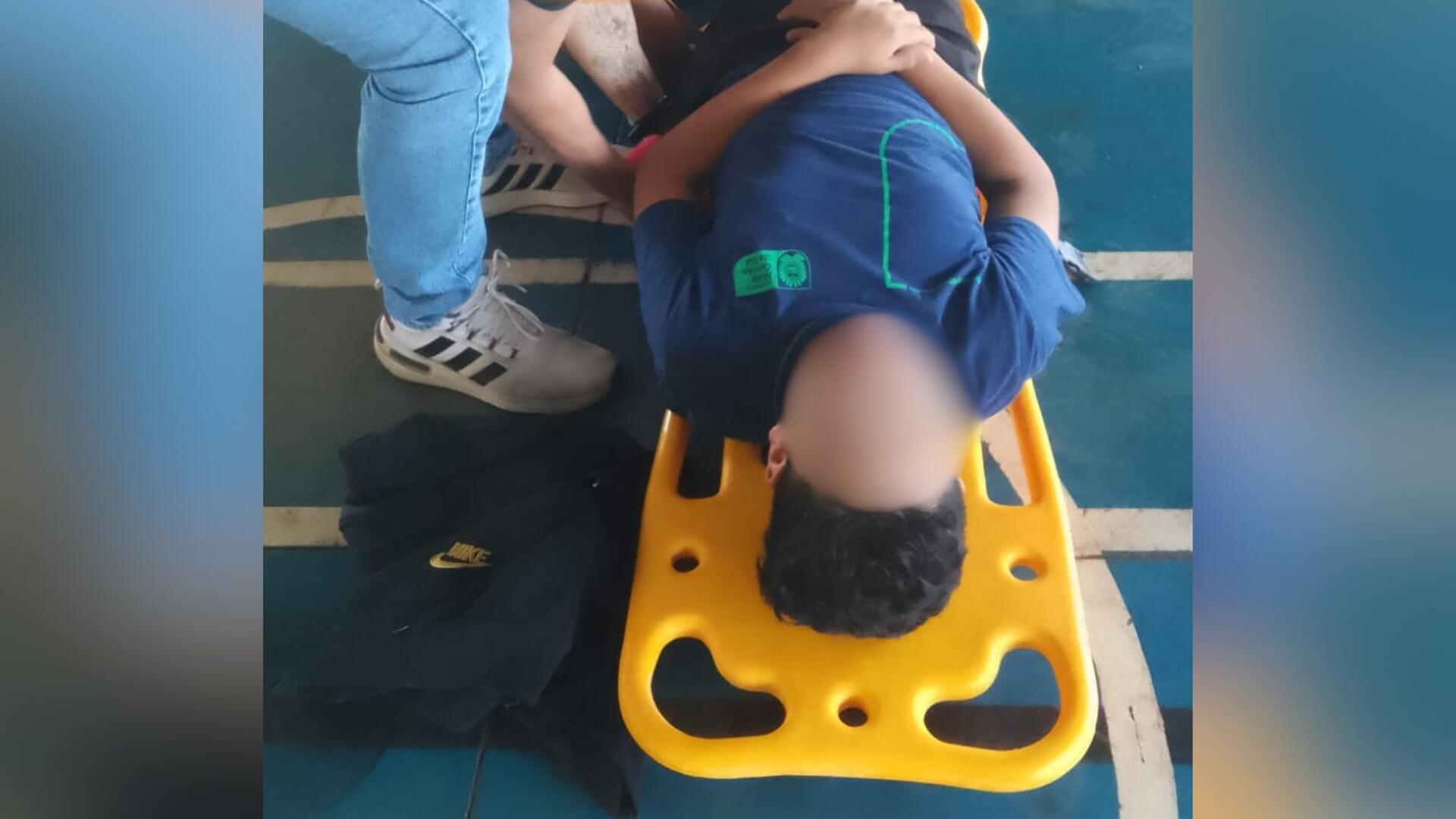 Aluno quebra a canela em escola e família denuncia recusa de socorro pelo Samu