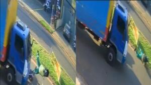 VÍDEO: Funcionário da Solurb fica em estado grave após acidente de moto ao voltar do serviço