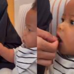 ‘Tá viciado’: filho de Thiaguinho viraliza ao gritar por rúcula em vídeo