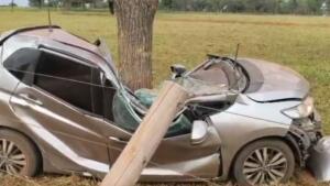 Motorista que morreu ao bater em árvore durante fuga da PRF era de Ponta Porã