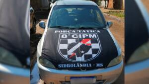 Carro utilizado na execução de ‘Costela’ é apreendido em casa de guincheiro em Sidrolândia