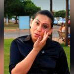 Primeira-dama simula olho roxo com maquiagem para alertar violência contra a mulher: ‘precisamos falar’