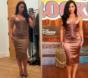 Demi Lovato aposta em Dolce & Gabbana vintage na première de “Camp Rock 3”