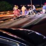 Mulheres morrem em acidente envolvendo carro e caminhões rumo ao Paraguai