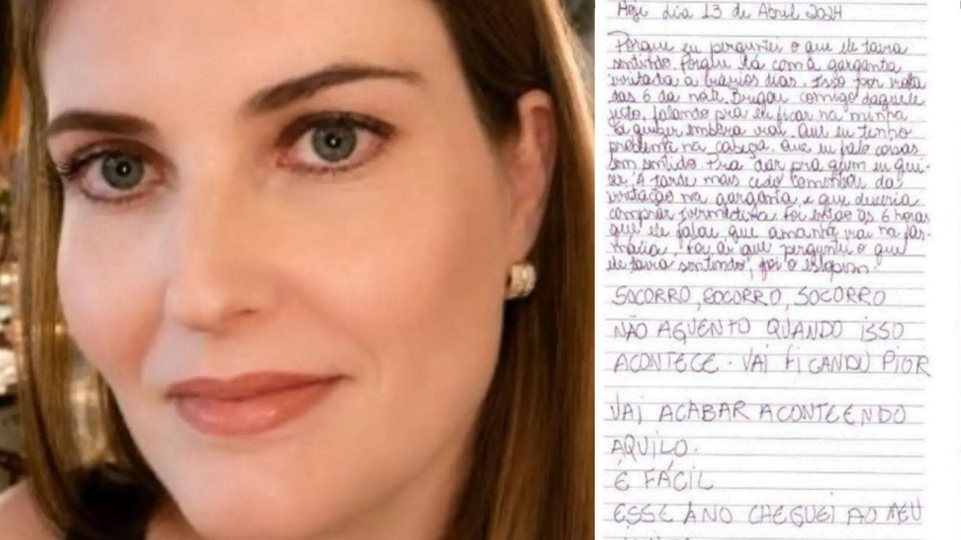 ‘Socorro’: Diário revela pedido de ajuda de fisioterapeuta assassinada por cardiologista