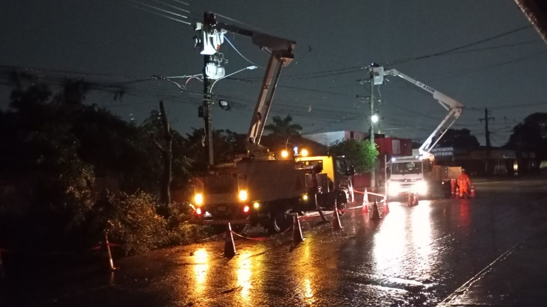 Com MS sob alerta de temporal, Energisa orienta sobre cuidados com a rede elétrica